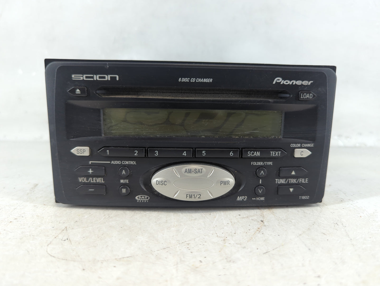 2004-2005 Scion Xa Radio AM FM Cd Player Receiver Replacement P/N:86120-0W090 Fits Fits 2004 2005 2006 OEM Used Auto Parts -