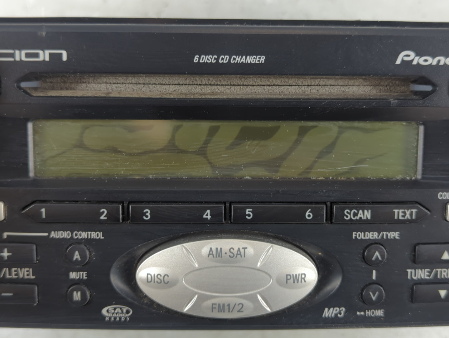 2004-2005 Scion Xa Radio AM FM Cd Player Receiver Replacement P/N:86120-0W090 Fits Fits 2004 2005 2006 OEM Used Auto Parts -