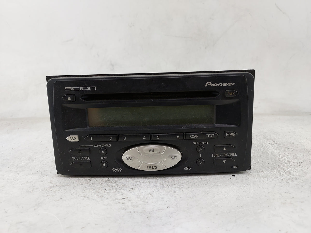 2004-2006 Scion Xa Radio AM FM Cd Player Receiver Replacement P/N:86120-0W080-01 DEH-M8037ZT Fits OEM Used Auto Parts - Oemu