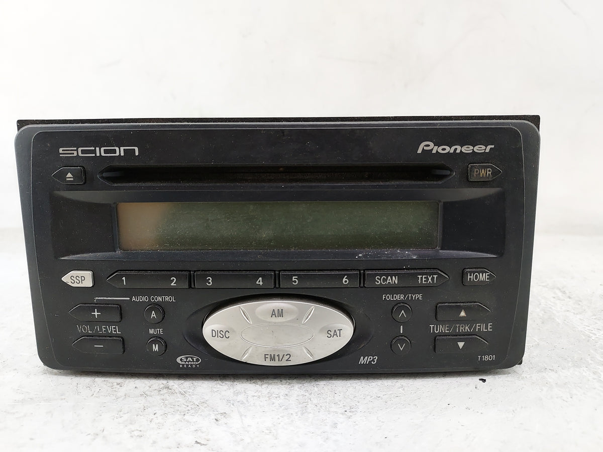 2004-2006 Scion Xa Radio AM FM Cd Player Receiver Replacement P/N:86120-0W080-01 DEH-M8037ZT Fits OEM Used Auto Parts - Oemu