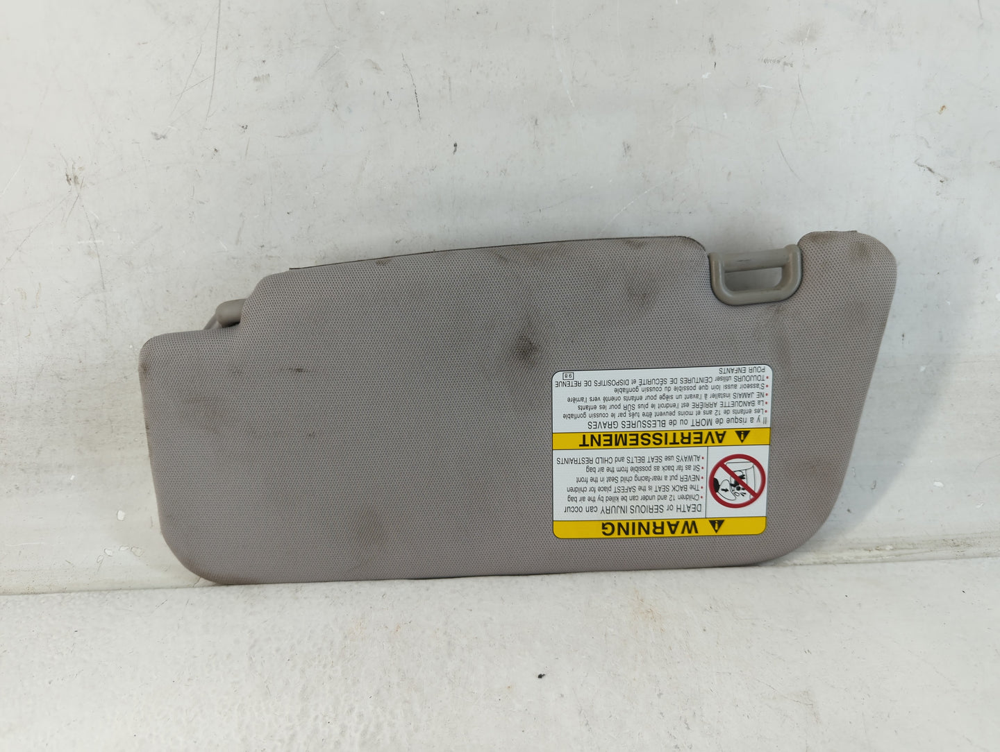 2003-2005 Subaru Forester Sun Visor Shade Replacement Passenger Right Mirror Fits Fits 2003 2004 2005 OEM Used Auto Parts - 