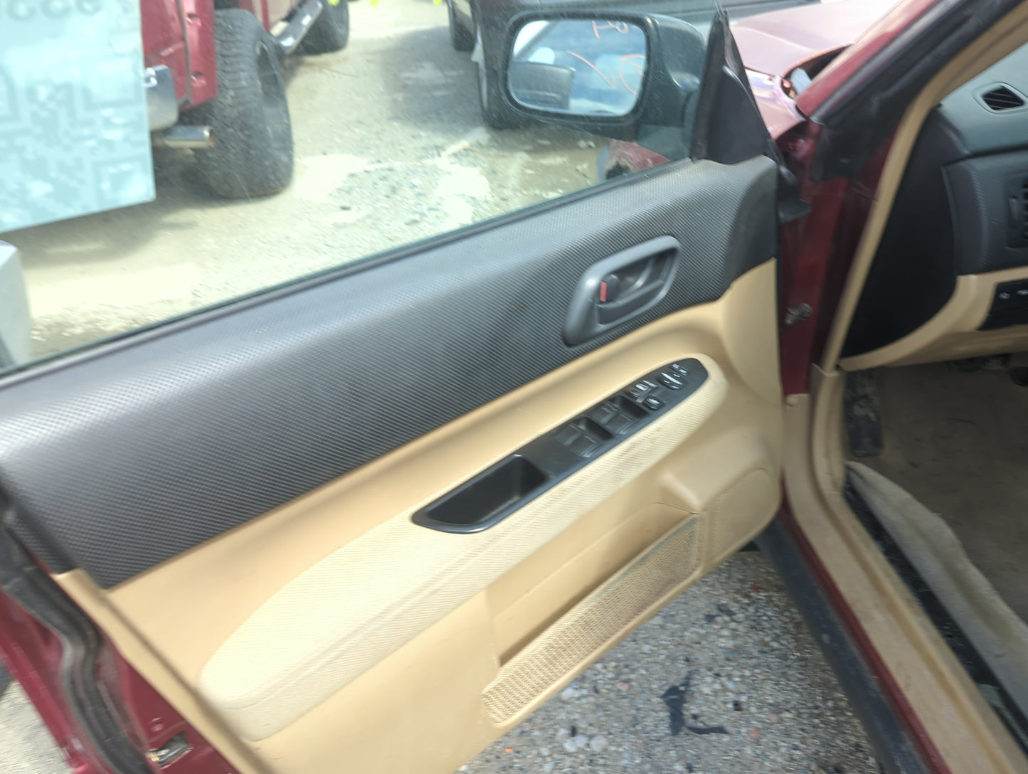 2004 Subaru Forester Front Left Driver Interior Door Panel Trim - Oemusedautoparts1.com