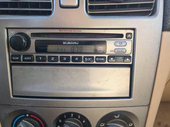 compare product 2004 Subaru Forester Radio AM FM Cd Player Receiver Replacement Fits OEM Used Auto Parts