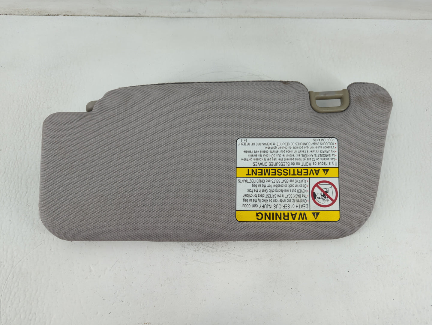 2003-2005 Subaru Forester Sun Visor Shade Replacement Driver Left Mirror Fits Fits 2003 2004 2005 OEM Used Auto Parts - Oemu