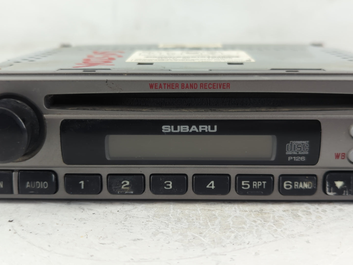 2004 Subaru Forester Radio AM FM Cd Player Receiver Replacement P/N:86201SA021 Fits OEM Used Auto Parts - Oemusedautoparts1.