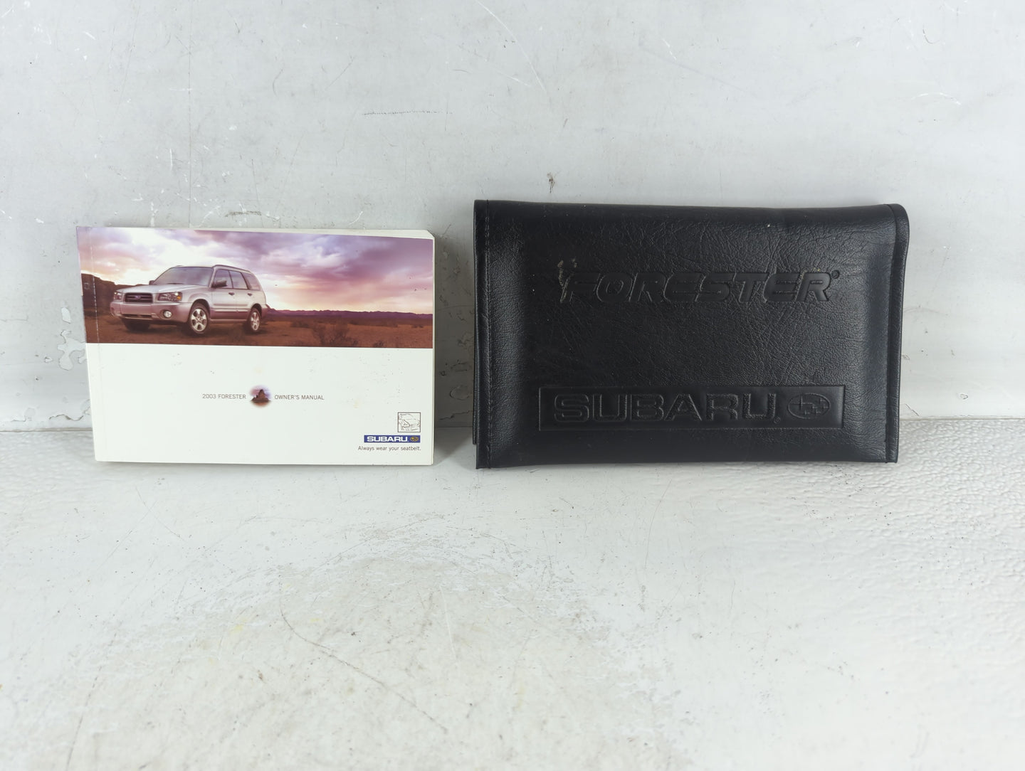 2004 Subaru Forester Owners Manual Book Guide P/N:MSA5M0304 A8070BE OEM Used Auto Parts - Oemusedautoparts1.com