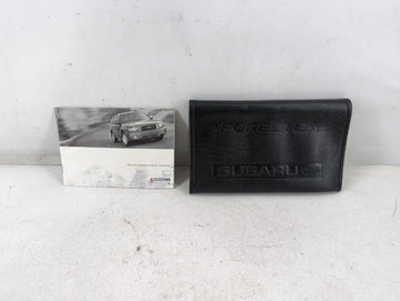 2004 Subaru Forester Owners Manual Book Guide P/N:MSA5M0403B OEM Used Auto Parts - Oemusedautoparts1.com