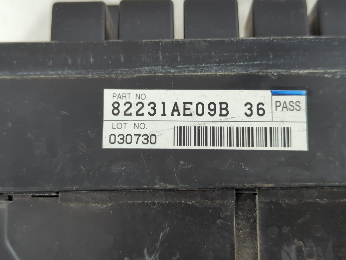 2002-2005 Subaru Legacy Fusebox Fuse Box Panel Relay Module P/N:82231AE09B Fits Fits 2002 2003 2004 2005 OEM Used Auto Parts