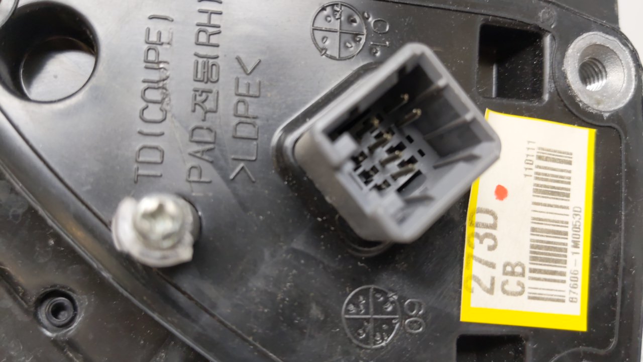 2005-2008 Suzuki Reno Passenger Side View Mirror - Right Door Mirror OEM Used - Oemusedautoparts1.com