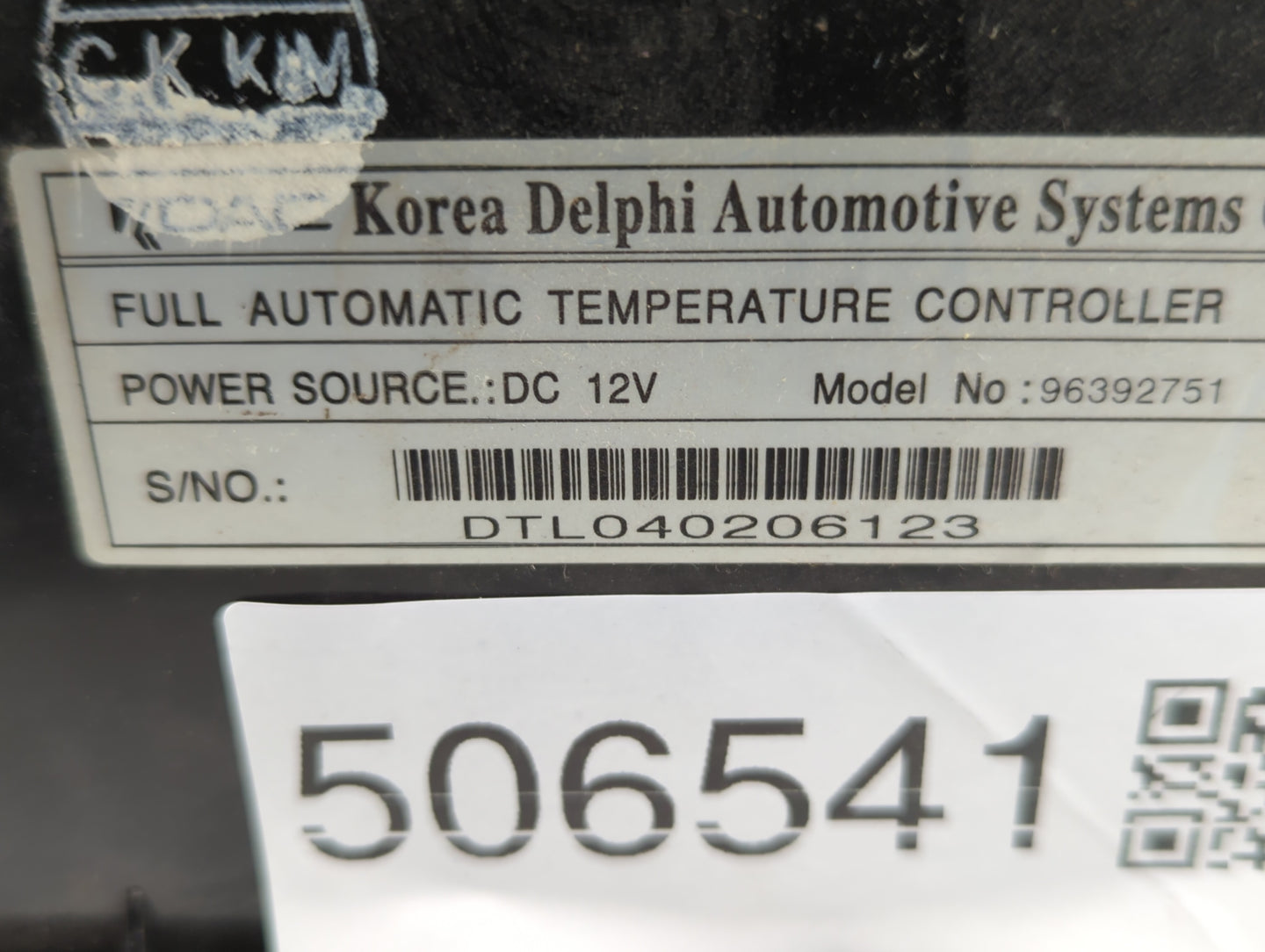 2004 Suzuki Verona Climate Control Module Temperature AC/Heater Replacement P/N:96392751 Fits OEM Used Auto Parts - Oemuseda