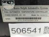 2004 Suzuki Verona Climate Control Module Temperature AC/Heater Replacement P/N:96392751 Fits OEM Used Auto Parts - Oemuseda