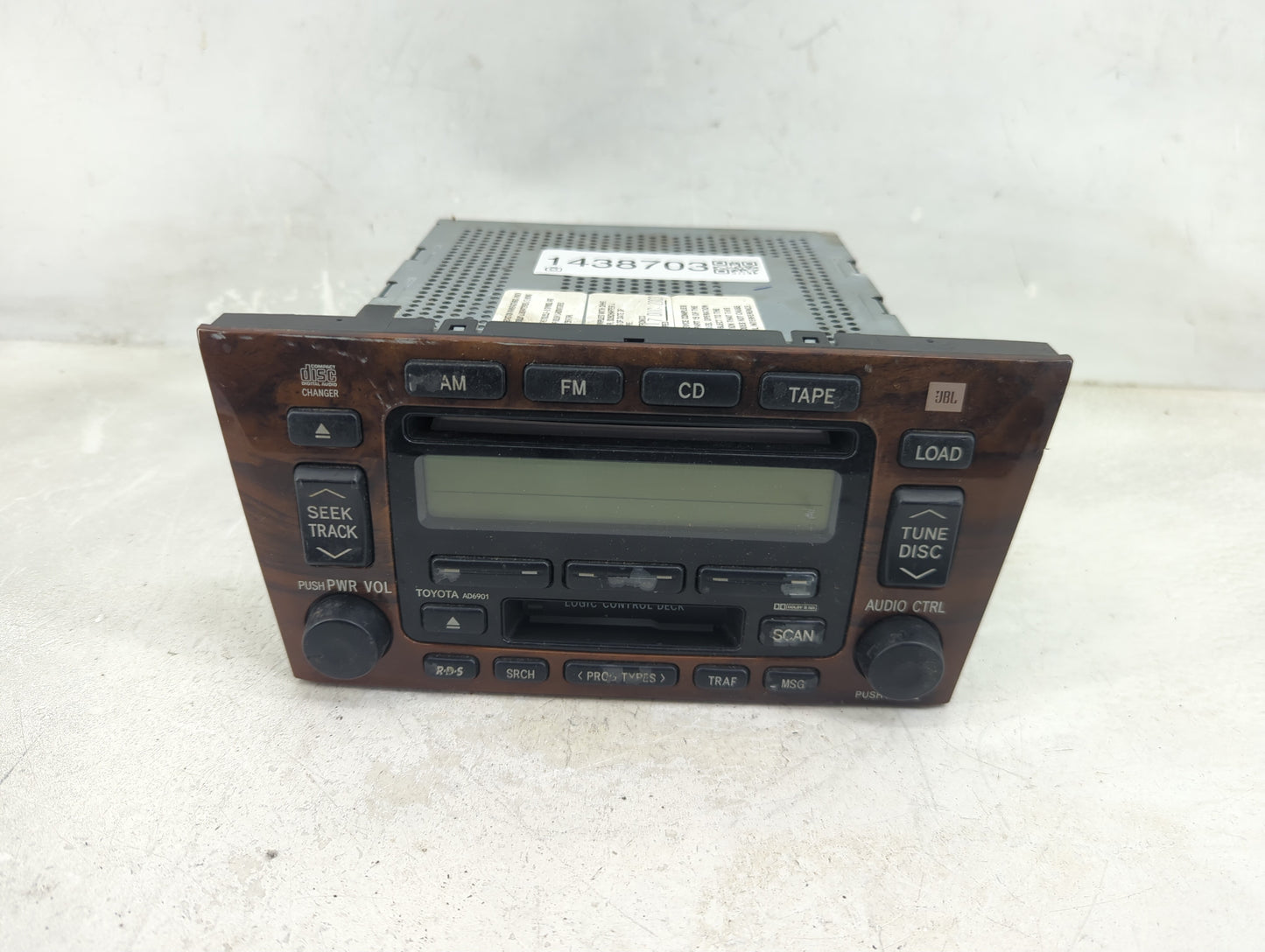 2000-2004 Toyota Avalon Radio AM FM Cd Player Receiver Replacement P/N:86120-AC132 12222139 Fits Fits 2000 2001 2002 2003 20