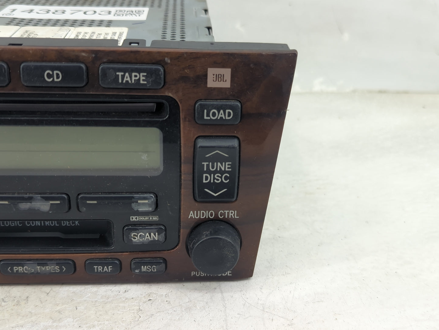 2000-2004 Toyota Avalon Radio AM FM Cd Player Receiver Replacement P/N:86120-AC132 12222139 Fits Fits 2000 2001 2002 2003 20