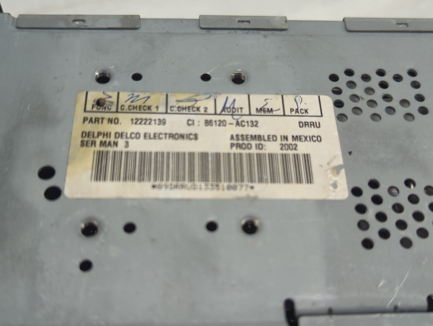 2000-2004 Toyota Avalon Radio AM FM Cd Player Receiver Replacement P/N:86120-AC132 12222139 Fits Fits 2000 2001 2002 2003 20