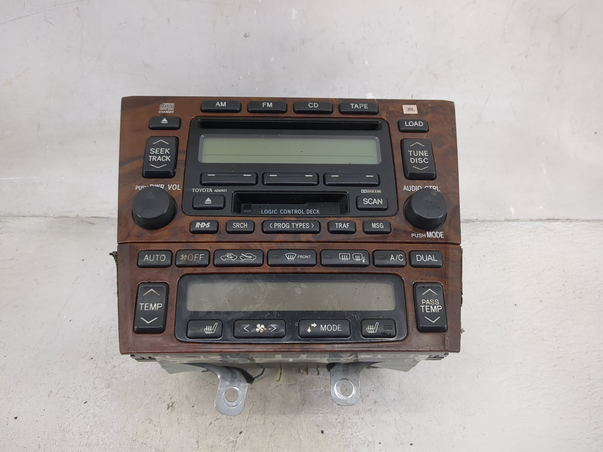 2003-2004 Toyota Avalon Radio AM FM Cd Player Receiver Replacement P/N:AD6901 12222139, 86120 Fits Fits 2003 2004 OEM Used A