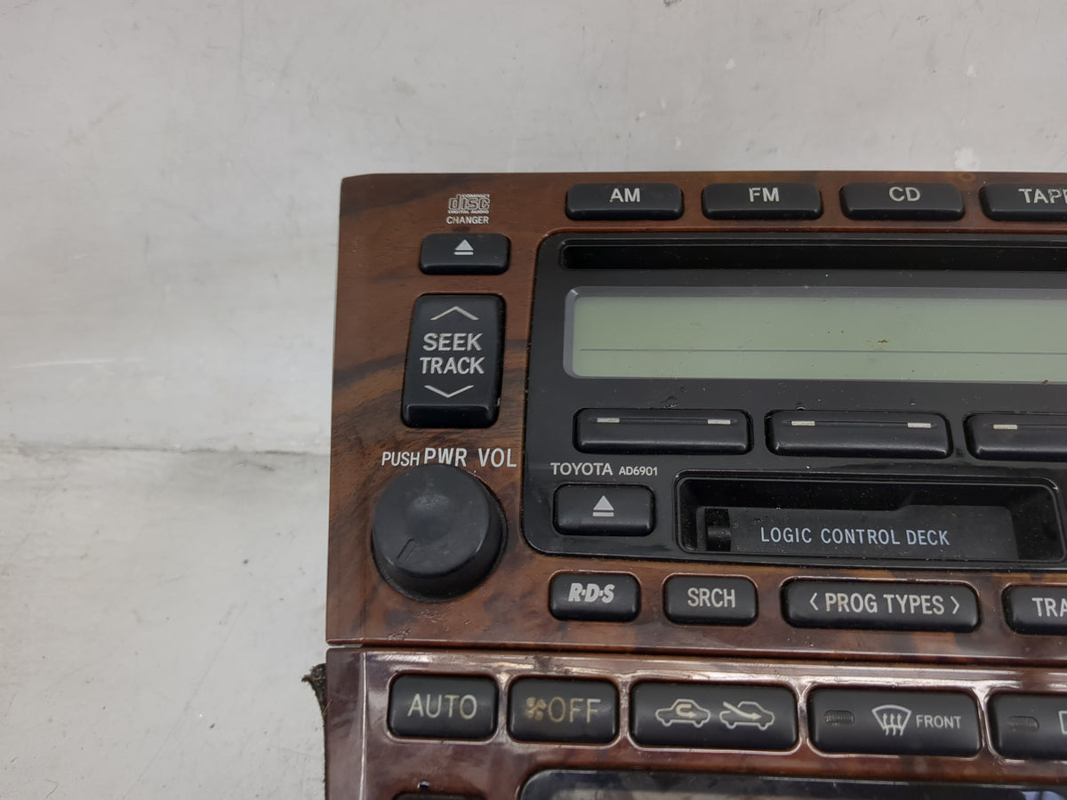 2003-2004 Toyota Avalon Radio AM FM Cd Player Receiver Replacement P/N:AD6901 12222139, 86120 Fits Fits 2003 2004 OEM Used A