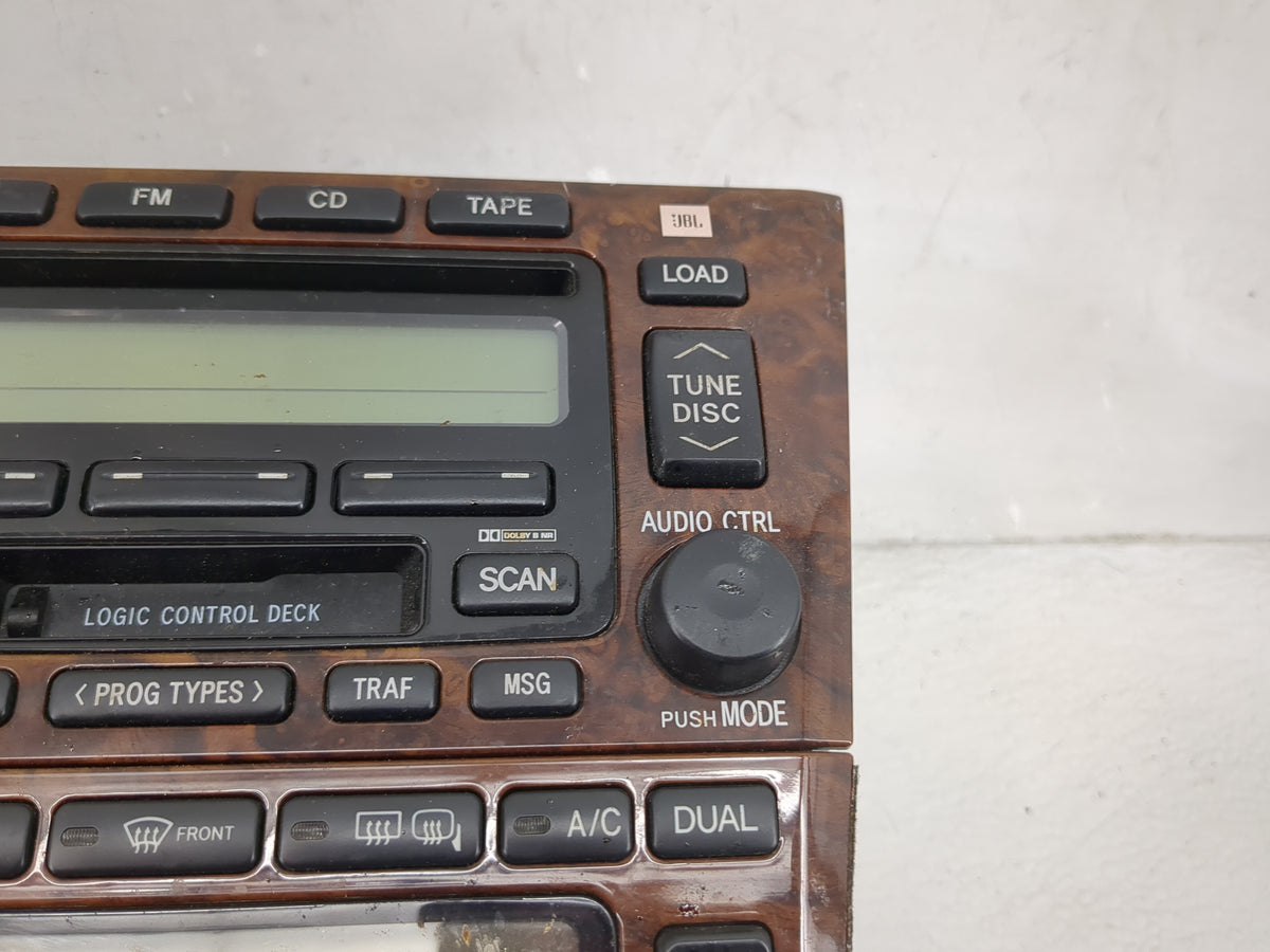 2003-2004 Toyota Avalon Radio AM FM Cd Player Receiver Replacement P/N:AD6901 12222139, 86120 Fits Fits 2003 2004 OEM Used A
