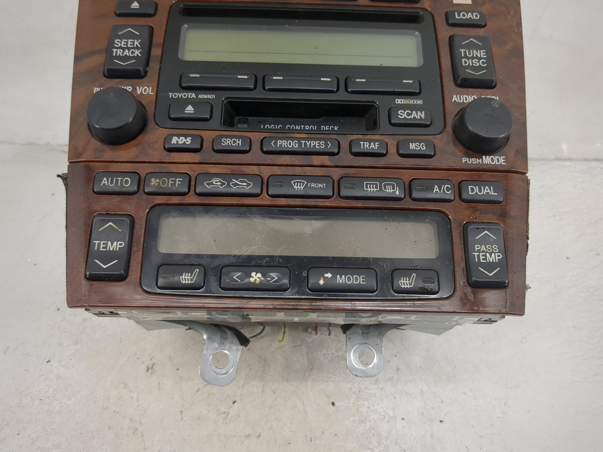 2003-2004 Toyota Avalon Radio AM FM Cd Player Receiver Replacement P/N:AD6901 12222139, 86120 Fits Fits 2003 2004 OEM Used A