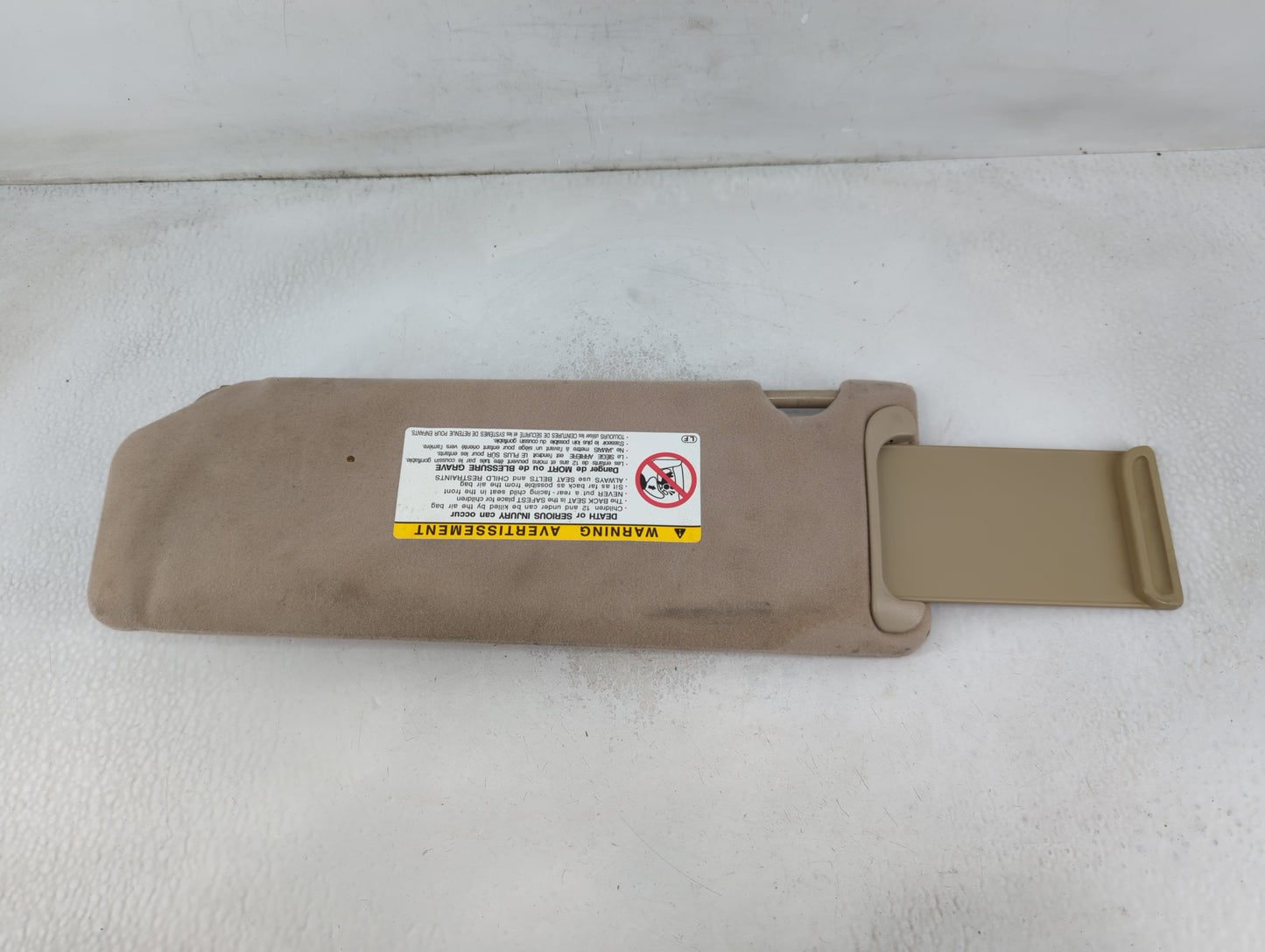 2002-2004 Toyota Avalon Sun Visor Shade Replacement Passenger Right Mirror Fits Fits 2002 2003 2004 2005 OEM Used Auto Parts