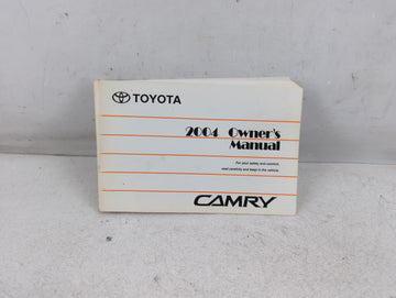 2004 Toyota Camry Owners Manual Book Guide P/N:01999-33616 OEM Used Auto Parts - Oemusedautoparts1.com