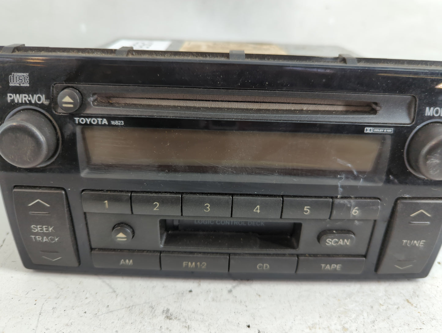 2002-2004 Toyota Camry Radio AM FM Cd Player Receiver Replacement P/N:86120-AA048 Fits Fits 2002 2003 2004 OEM Used Auto Par