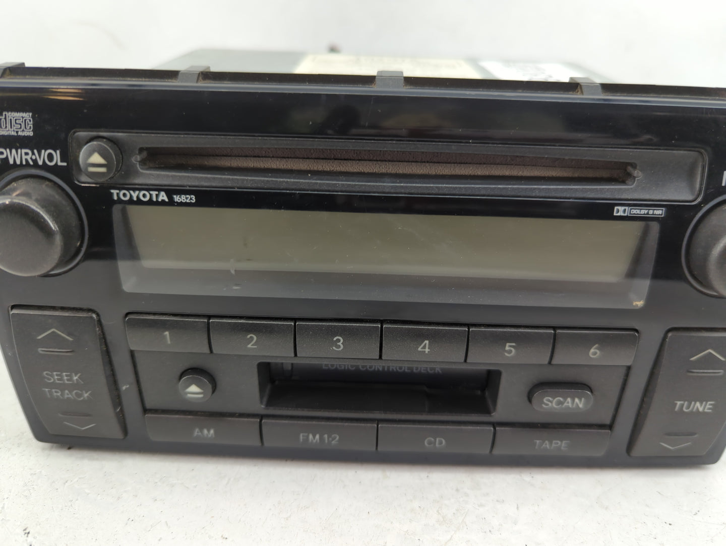2004 Toyota Camry Radio AM FM Cd Player Receiver Replacement P/N:86120AA040 Fits OEM Used Auto Parts - Oemusedautoparts1.com