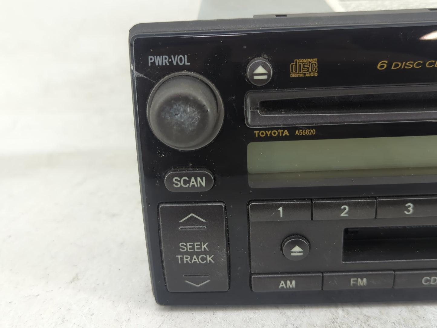 2002-2004 Toyota Camry Radio AM FM Cd Player Receiver Replacement P/N:86120-AA060 Fits Fits 2002 2003 2004 OEM Used Auto Par