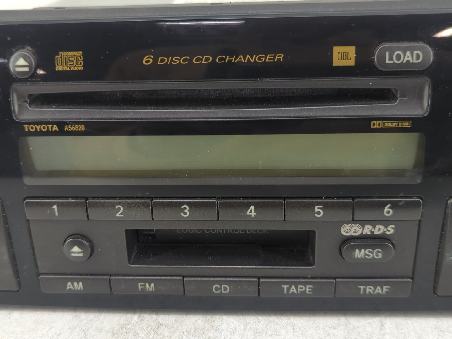 2002-2004 Toyota Camry Radio AM FM Cd Player Receiver Replacement P/N:86120-AA060 Fits Fits 2002 2003 2004 OEM Used Auto Par