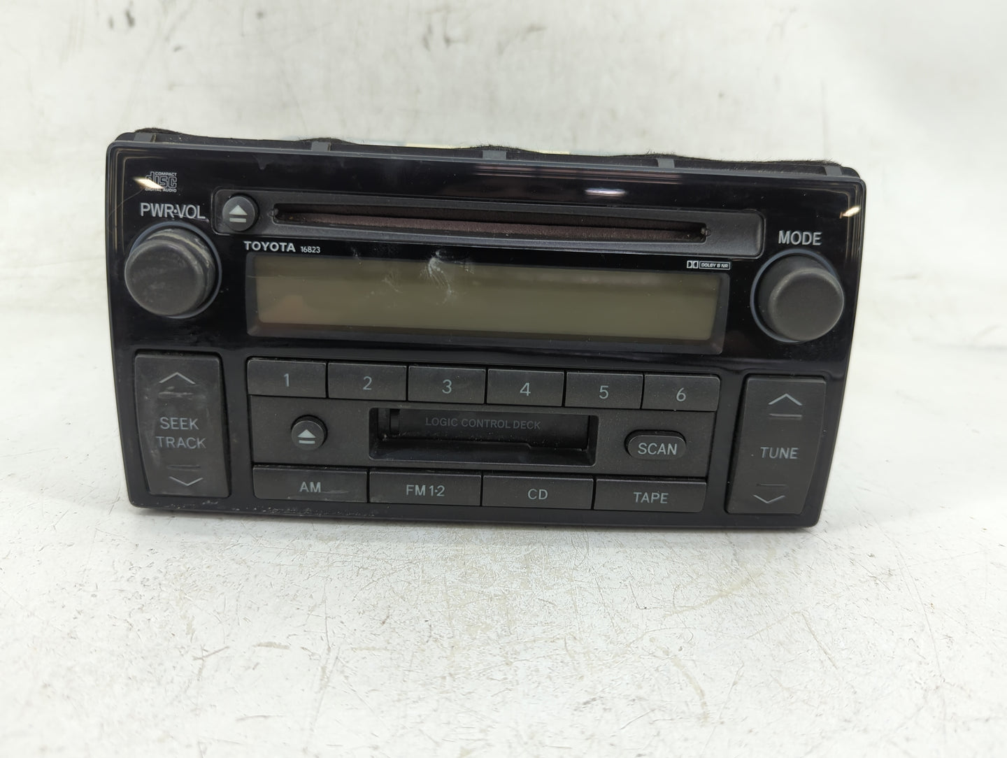 2002-2004 Toyota Camry Radio AM FM Cd Player Receiver Replacement P/N:122000-3210D101 86120-AA040 Fits Fits 2002 2003 2004 O