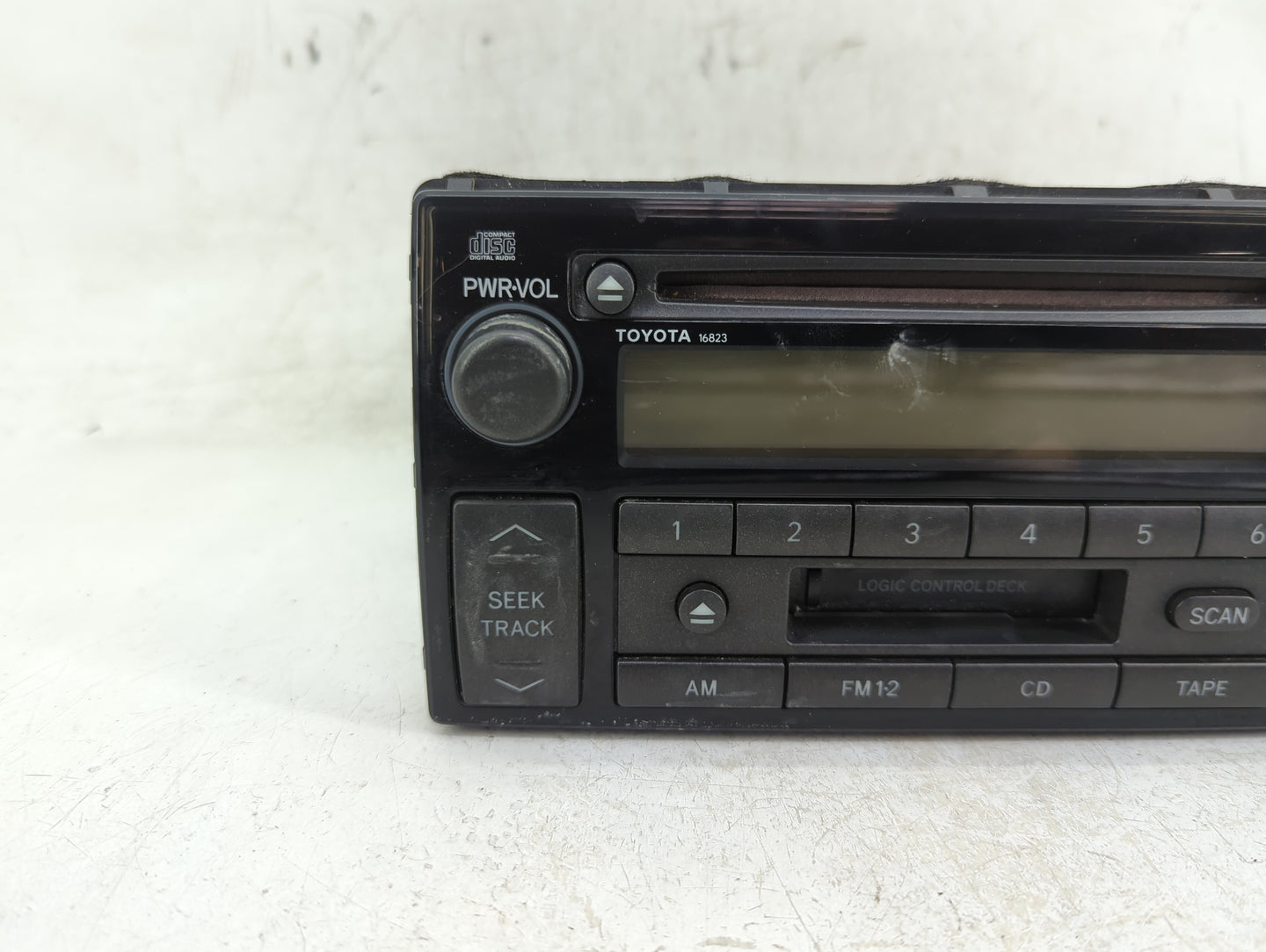 2002-2004 Toyota Camry Radio AM FM Cd Player Receiver Replacement P/N:122000-3210D101 86120-AA040 Fits Fits 2002 2003 2004 O