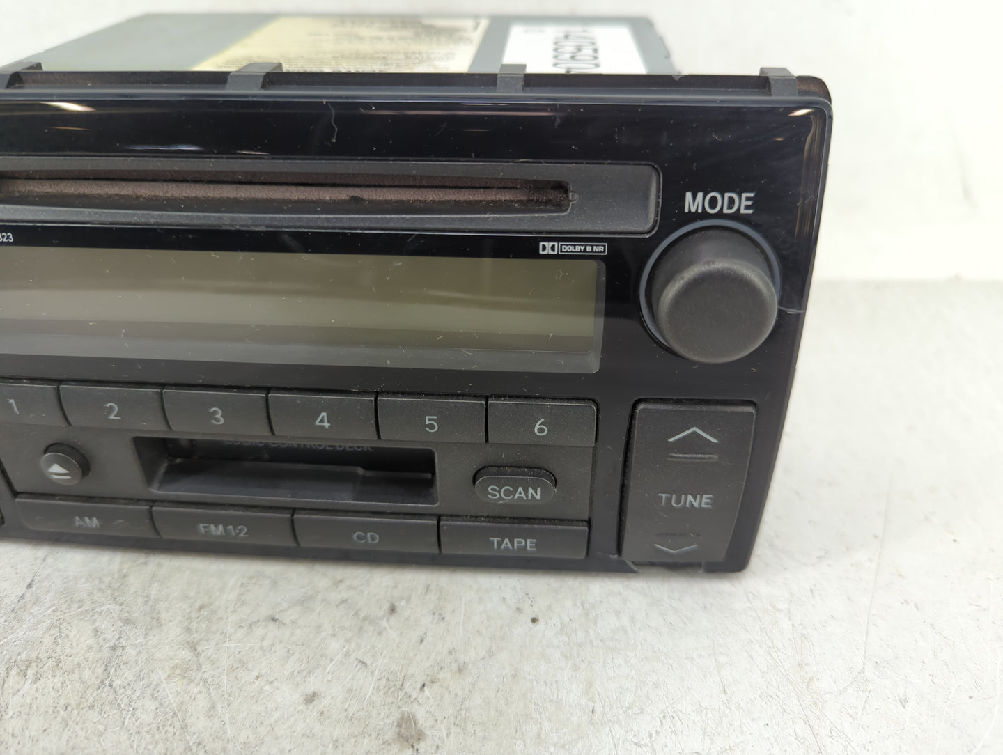 2002-2004 Toyota Camry Radio AM FM Cd Player Receiver Replacement P/N:86120-AA040 Fits Fits 2002 2003 2004 OEM Used Auto Par