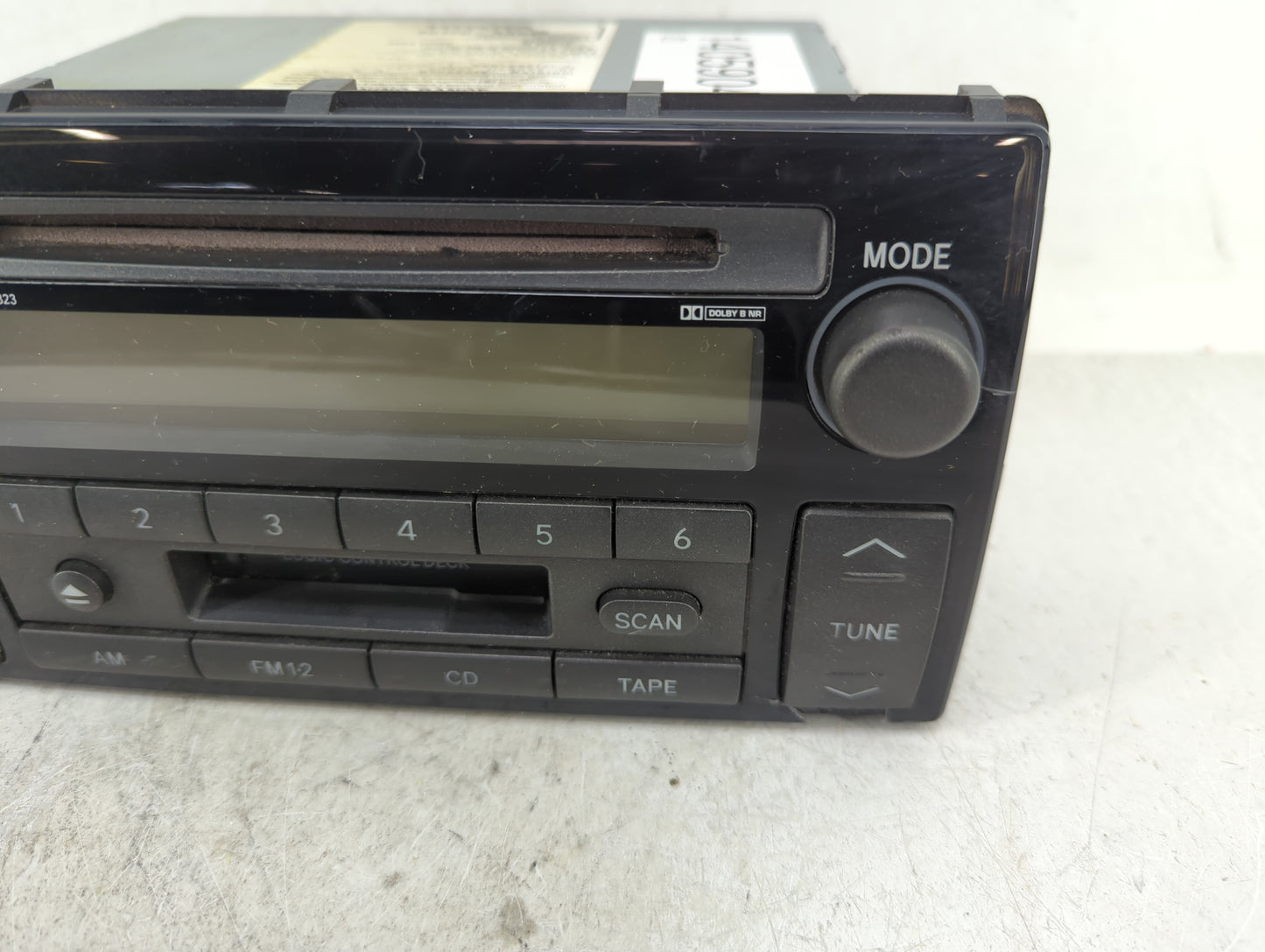 2002-2004 Toyota Camry Radio AM FM Cd Player Receiver Replacement P/N:86120-AA040 Fits Fits 2002 2003 2004 OEM Used Auto Par