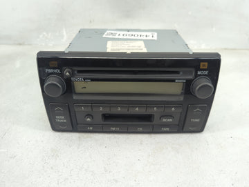 2002-2004 Toyota Camry Radio AM FM Cd Player Receiver Replacement P/N:09390909 Fits Fits 2002 2003 2004 OEM Used Auto Parts 
