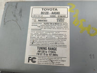 2002-2004 Toyota Camry Radio AM FM Cd Player Receiver Replacement P/N:86120-AA040 16823 Fits Fits 2002 2003 2004 OEM Used Au