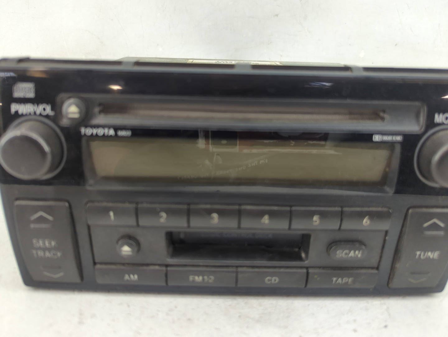 2002-2004 Toyota Camry Radio AM FM Cd Player Receiver Replacement P/N:86120-AA040 122000-3210C101 Fits Fits 2002 2003 2004 O