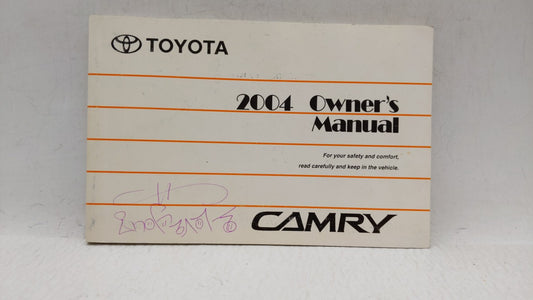 2004 Toyota Camry Owners Manual Book Guide OEM Used Auto Parts - Oemusedautoparts1.com
