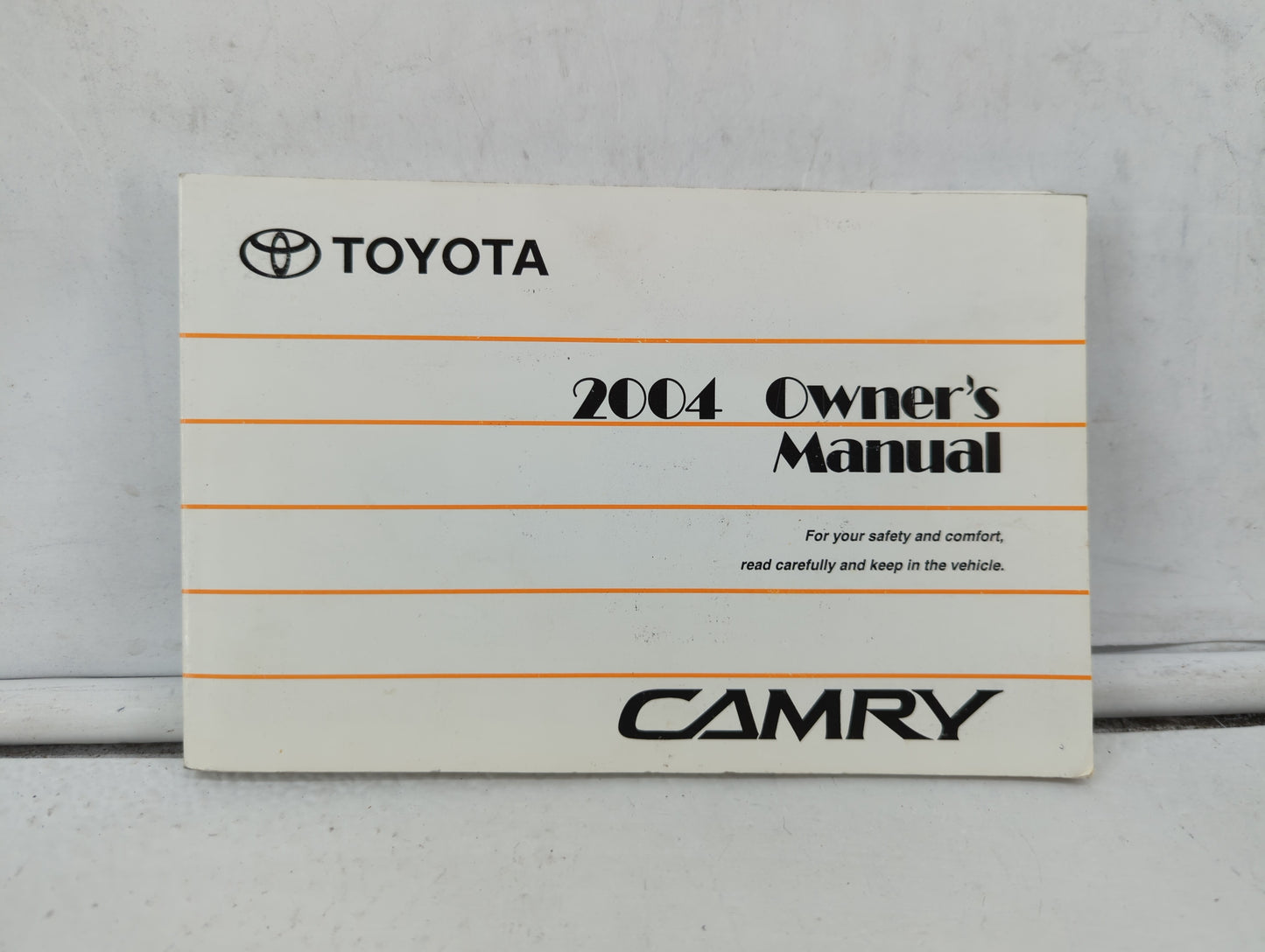 2004 Toyota Camry Owners Manual Book Guide OEM Used Auto Parts - Oemusedautoparts1.com