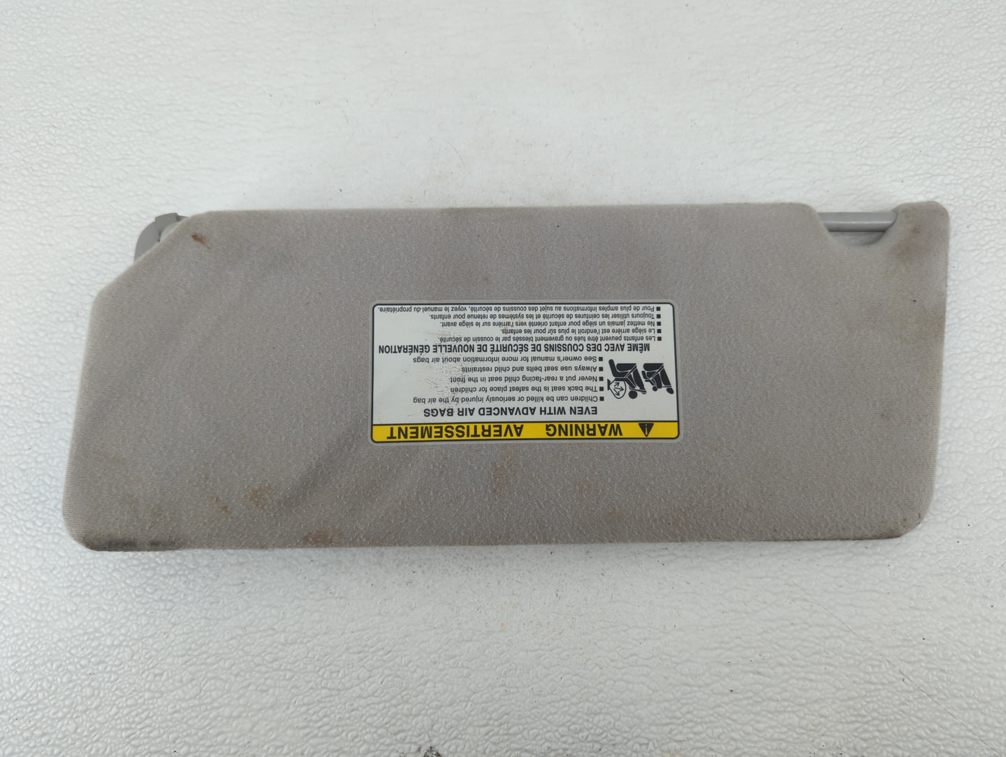 2002-2006 Toyota Camry Sun Visor Shade Replacement Passenger Right Mirror Fits Fits 2002 2003 2004 2005 2006 OEM Used Auto P