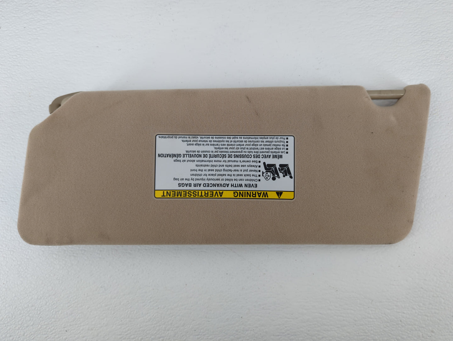 2002-2006 Toyota Camry Sun Visor Shade Replacement Passenger Right Mirror Fits Fits 2002 2003 2004 2005 2006 OEM Used Auto P