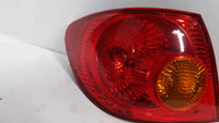 2003-2004 Toyota Corolla Tail Light Assembly Driver Left OEM Fits Fits 2003 2004 OEM Used Auto Parts - Oemusedautoparts1.com