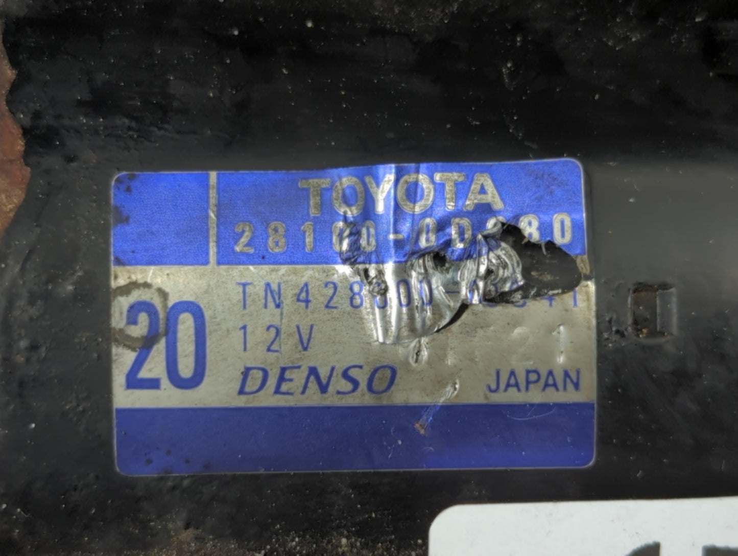 2003-2008 Toyota Corolla Car Starter Motor Solenoid OEM P/N:28100-0D280 Fits Fits 2003 2004 2005 2006 2007 2008 OEM Used Aut