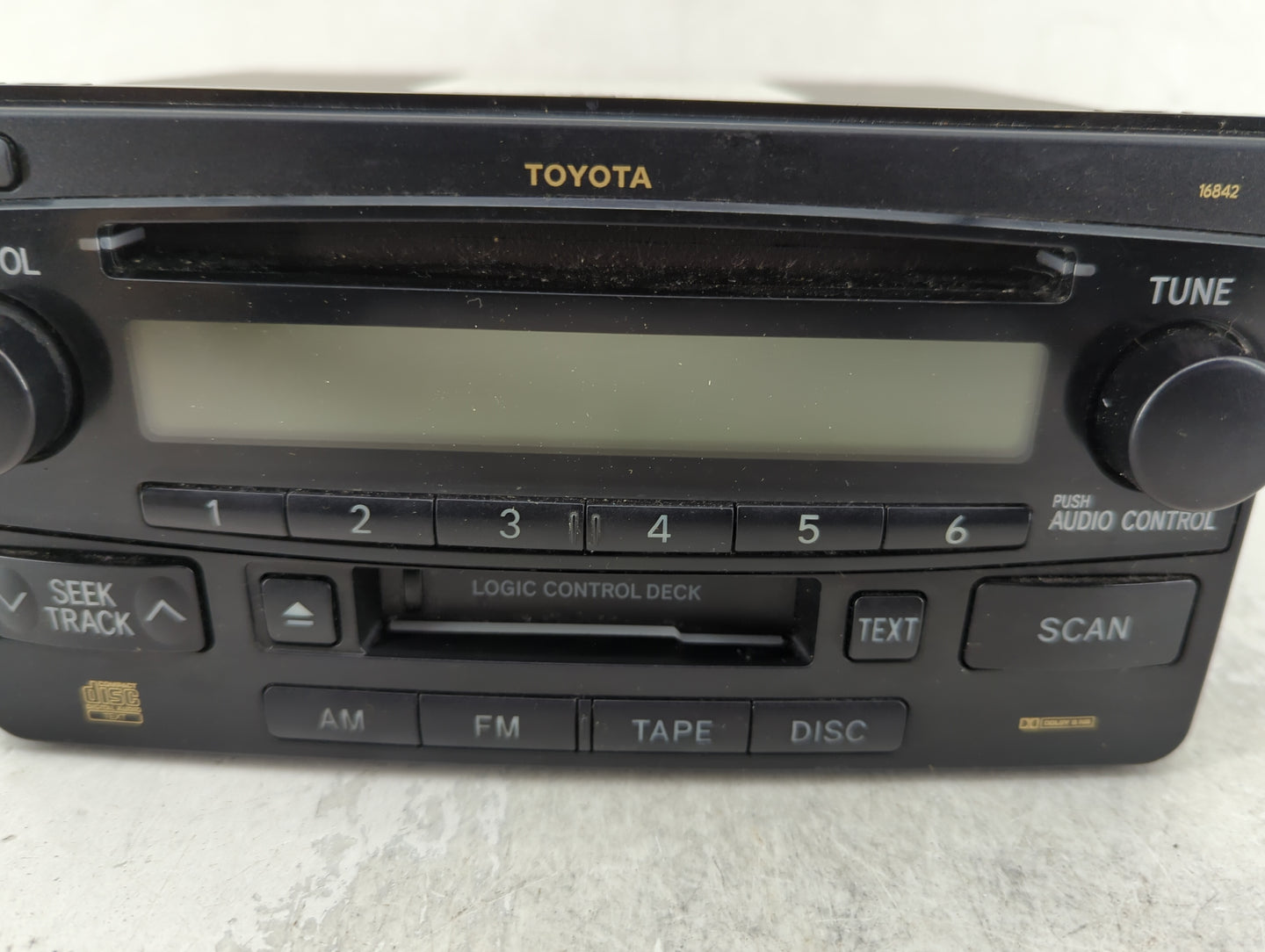 2004-2007 Toyota Highlander Radio AM FM Cd Player Receiver Replacement P/N:86120-52241 Fits Fits 2003 2004 2005 2006 2007 OE