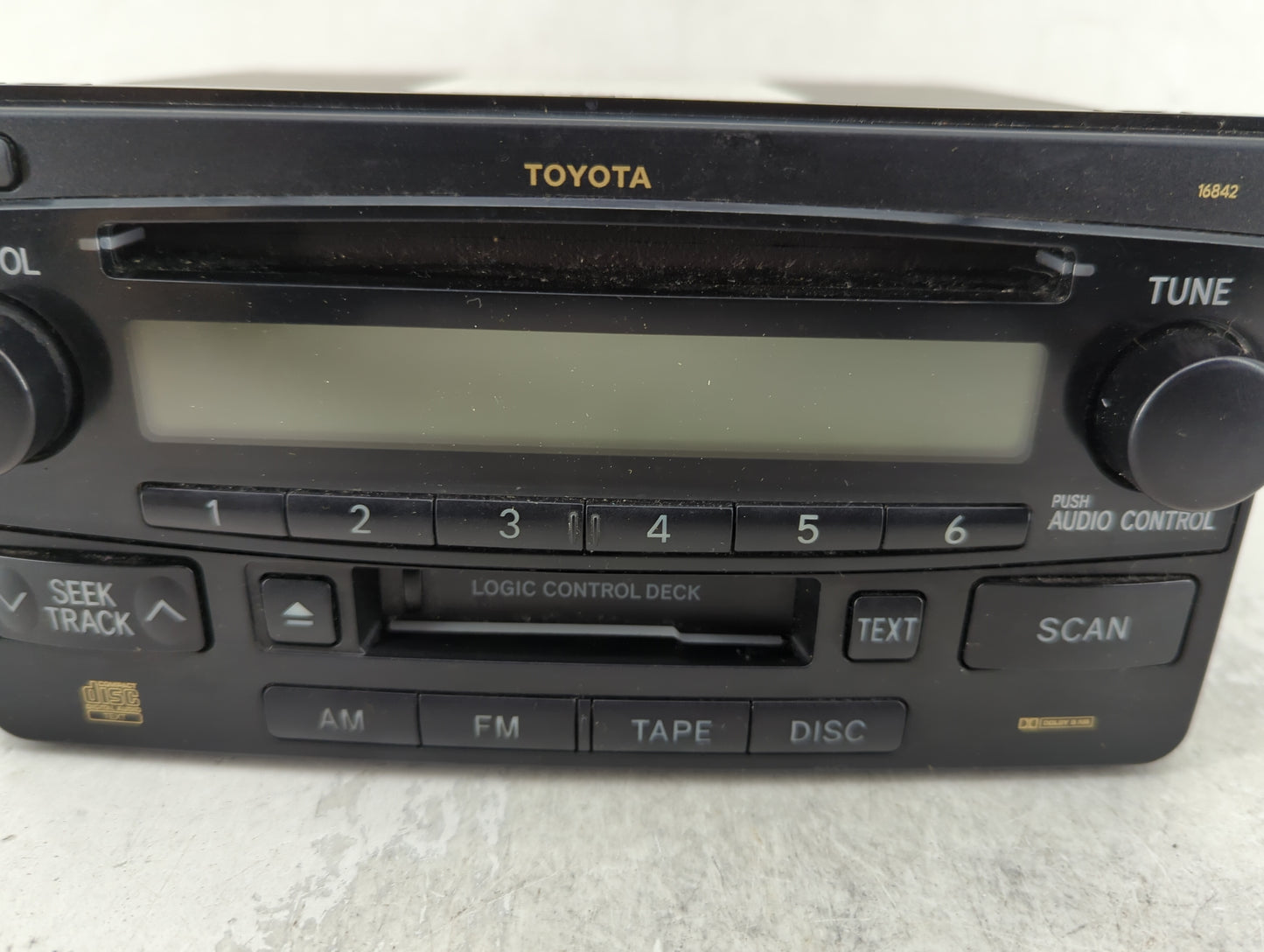 2004-2007 Toyota Highlander Radio AM FM Cd Player Receiver Replacement P/N:86120-52241 Fits Fits 2003 2004 2005 2006 2007 OE