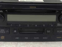 2004-2007 Toyota Highlander Radio AM FM Cd Player Receiver Replacement P/N:86120-52241 122000-44310101 Fits OEM Used Auto Pa