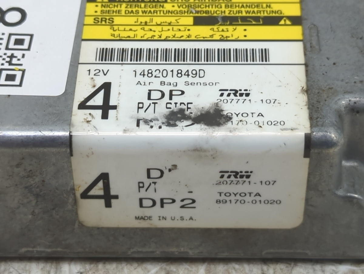 2003-2004 Toyota Matrix Safety Restraint Srs Airbag Control Module - Oemusedautoparts1.com