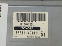 2004-2004 Toyota Prius Electric-hybrid Control Module - Oemusedautoparts1.com
