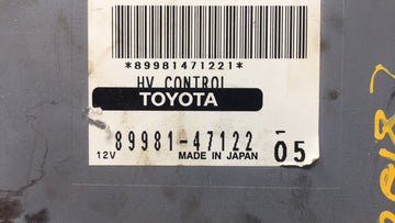 2004 Toyota Prius PCM Engine Control Computer ECU ECM PCU OEM P/N:89981-47122 Fits OEM Used Auto Parts