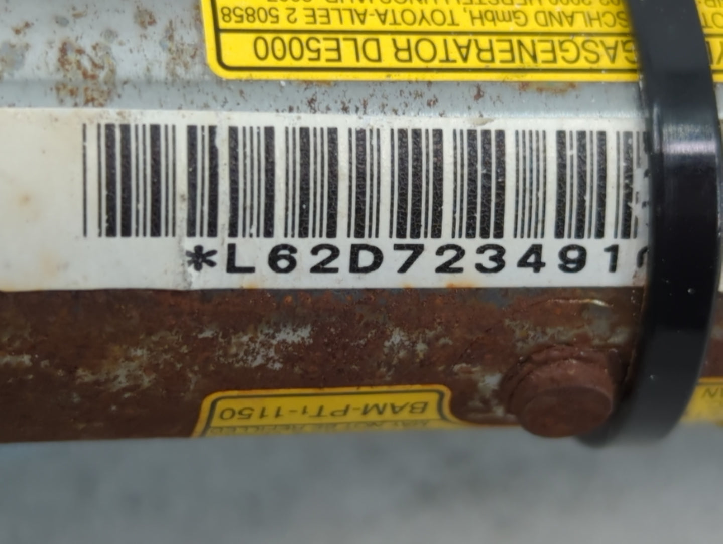 2004 Toyota Prius Passenger Curtain Air Bag Oem - Oemusedautoparts1.com