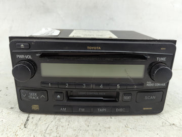 2003-2005 Toyota Rav4 Radio AM FM Cd Player Receiver Replacement P/N:16844 Fits Fits 2003 2004 2005 OEM Used Auto Parts - Oe