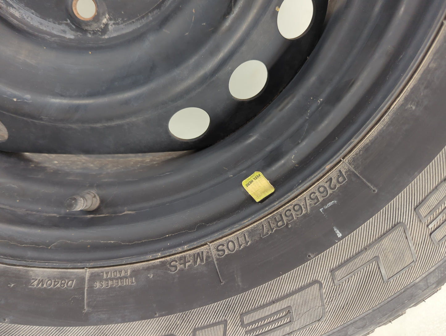 2004 Toyota Sequoia Spare Donut Tire Wheel Rim Oem - Oemusedautoparts1.com